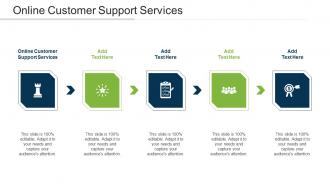 Online Customer Support Services Ppt Powerpoint Presentation Outline Clipart Images Cpb