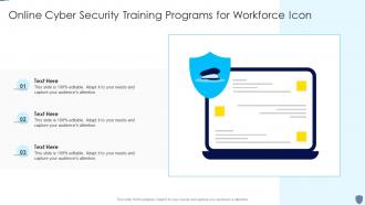 Online Cyber Security Training Programs For Workforce Icon