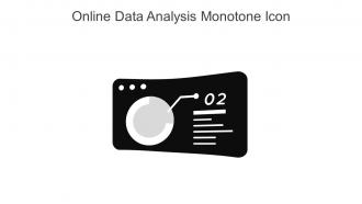 Online Data Analysis Monotone Icon In Powerpoint Pptx Png And Editable Eps Format