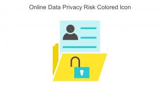 Online Data Privacy Risk Colored Icon In Powerpoint Pptx Png And Editable Eps Format