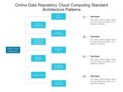 Online data repository cloud computing standard architecture patterns ppt powerpoint slide