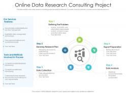 Online data research consulting project
