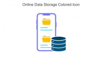 Online Data Storage Colored Icon In Powerpoint Pptx Png And Editable Eps Format