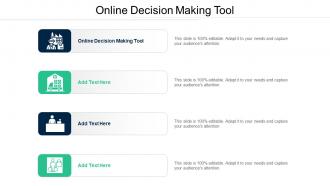 Online Decision Making Tool Ppt Powerpoint Presentation Layouts Visual Aids Cpb