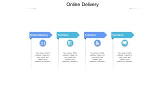 Online delivery ppt powerpoint presentation infographic template images cpb