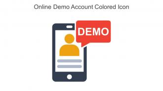 Online Demo Account Colored Icon In Powerpoint Pptx Png And Editable Eps Format