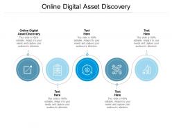 Online digital asset discovery ppt powerpoint presentation show brochure cpb
