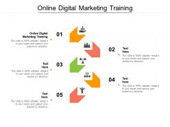 Online digital marketing training ppt powerpoint presentation background image cpb