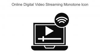 Online Digital Video Streaming Monotone Icon In Powerpoint Pptx Png And Editable Eps Format