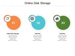 Online disk storage ppt powerpoint presentation infographic template sample cpb