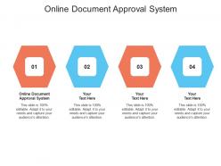 Online document approval system ppt powerpoint presentation portfolio clipart cpb