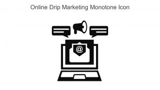Online Drip Marketing Monotone Icon In Powerpoint Pptx Png And Editable Eps Format