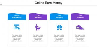 Online Earn Money Ppt Powerpoint Presentation Model Visual Aids Cpb