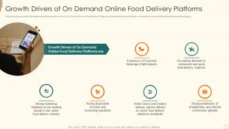 Online edibles delivery investor growth drivers of on demand online food delivery platforms