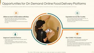 Online edibles delivery investor opportunities for on demand online food delivery platforms