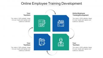 Online employee training development ppt powerpoint presentation layouts templates cpb