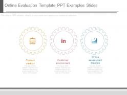 Online evaluation template ppt examples slides