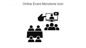 Online Event Monotone Icon In Powerpoint Pptx Png And Editable Eps Format