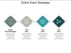 Online event strategies ppt powerpoint presentation model design inspiration cpb