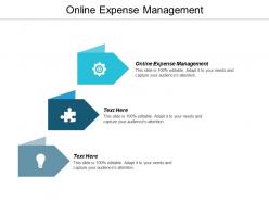 Online expense management ppt powerpoint presentation icon good cpb