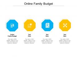 Online family budget ppt powerpoint presentation model example cpb
