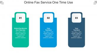 Online fax service one time use ppt powerpoint presentation summary images cpb