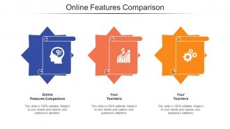 Online Features Comparison Ppt Powerpoint Presentation Infographic Template Maker Cpb