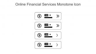 Online Financial Services Monotone Icon In Powerpoint Pptx Png And Editable Eps Format