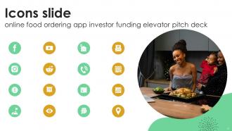 Online Food Ordering App Investor Funding Elevator Pitch Deck Image Attractive