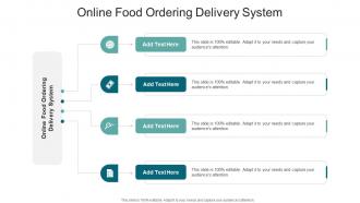 Online Food Ordering Delivery System In Powerpoint And Google Slides Cpb
