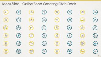 Online food ordering pitch deck ppt template