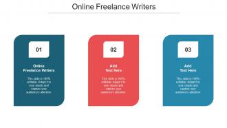 Online Freelance Writers Ppt PowerPoint Presentation Styles Graphic Images Cpb