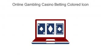 Online Gambling Casino Betting Colored Icon In Powerpoint Pptx Png And Editable Eps Format