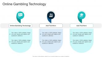Online Gambling Technology In Ppt Powerpoint Presentation Slide Templates Cpp