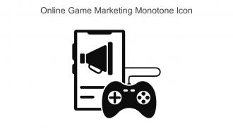 Online Game Marketing Monotone Icon In Powerpoint Pptx Png And Editable Eps Format