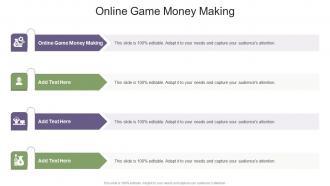 Online Game Money Making In Powerpoint And Google Slides Cpb