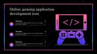 Online Gaming Application Development Icon