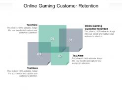 Online gaming customer retention ppt powerpoint presentation deck cpb