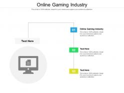 Online gaming industry ppt powerpoint presentation outline outfit cpb