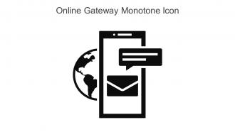 Online Gateway Monotone Icon In Powerpoint Pptx Png And Editable Eps Format