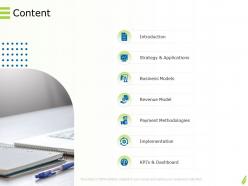 Online goods services content business revenue ppt powerpoint presentation file example file