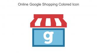Online Google Shopping Colored Icon In Powerpoint Pptx Png And Editable Eps Format
