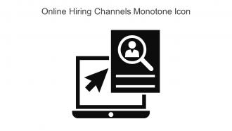 Online Hiring Channels Monotone Icon In Powerpoint Pptx Png And Editable Eps Format