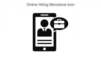 Online Hiring Monotone Icon In Powerpoint Pptx Png And Editable Eps Format