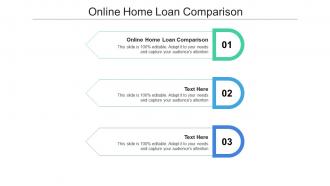 Online home loan comparison ppt powerpoint presentation outline layouts cpb