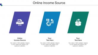 Online Income Source Ppt Powerpoint Presentation Model Example Cpb