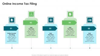 Online Income Tax Filing In Powerpoint And Google Slides Cpb