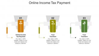 Online income tax payment ppt powerpoint presentation ideas clipart cpb