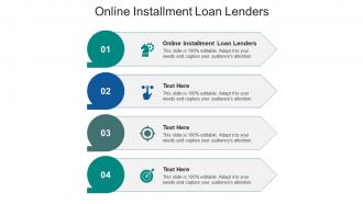Online installment loan lenders ppt powerpoint presentation inspiration microsoft cpb