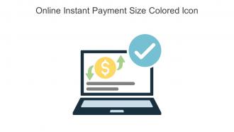 Online Instant Payment Size Colored Icon In Powerpoint Pptx Png And Editable Eps Format